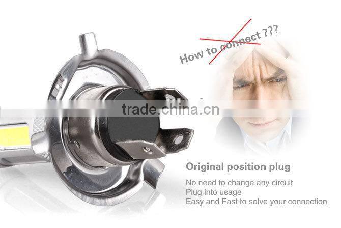 New Car Accessories Products 360 Degree Cars LED Light 580LM Alumina Auto H7 led Fog Light