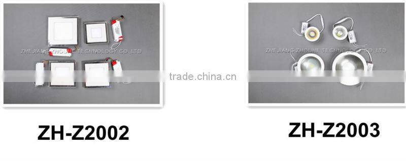 fashion open installation 3w 7w 12w led panel light smd ceiling indoor lamps for home bathroom lamparas