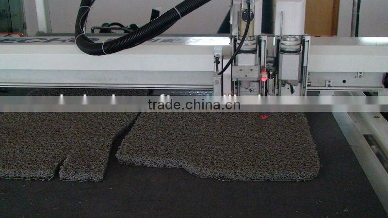 IECHO BK2516 Car Mats and Carpets and Logo Floor Rug Automatic CNC Cutting Machine with Electric Oscillating Blade