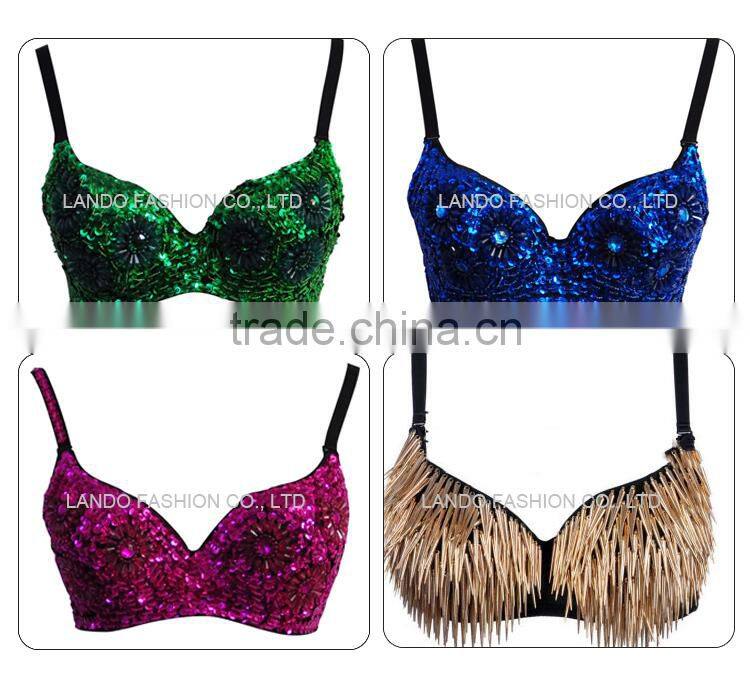 DISCOUNTED Sequin Material Sexi Boob Tube Tops