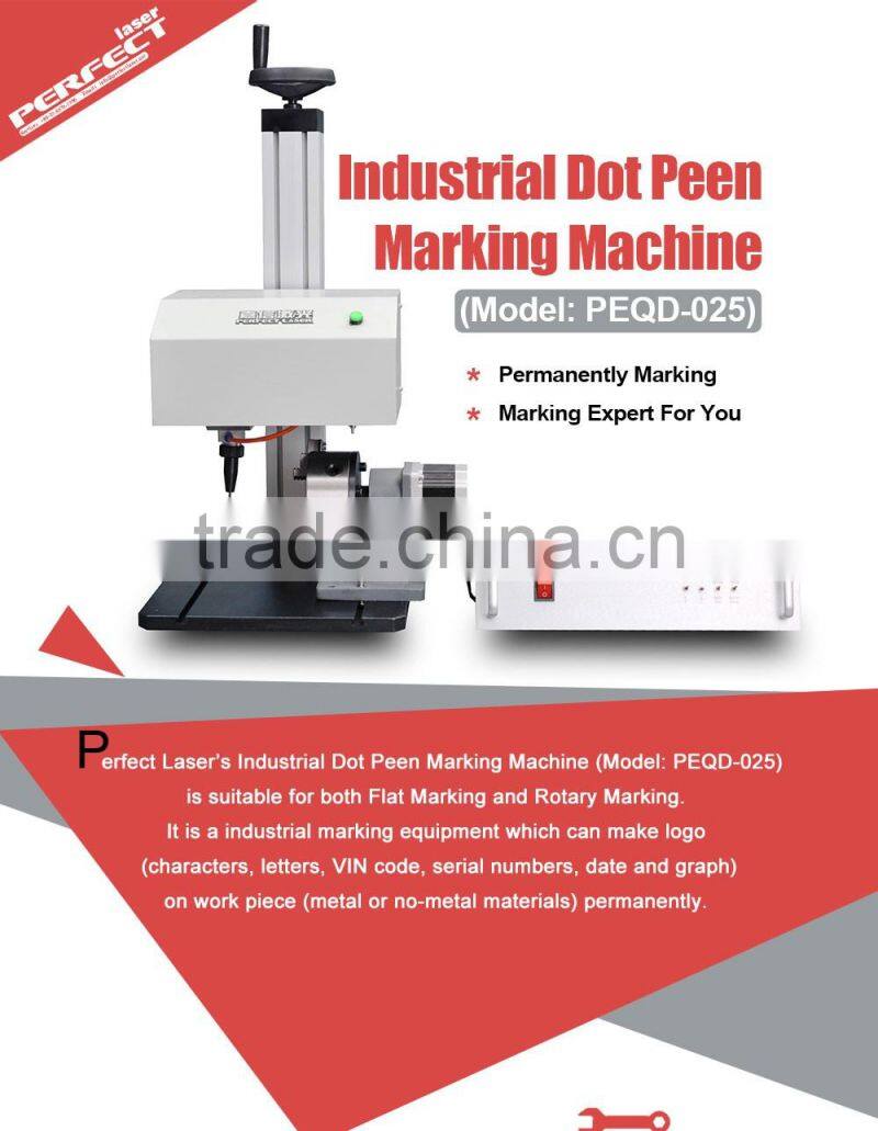 high accuracy aluminum number plate machine dot peen marking machine