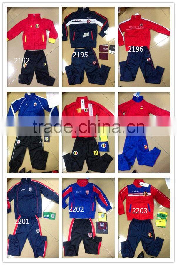 2015 Hot Sale Stock Boys Jogging Suit Closeout order cancellation,151006Vj