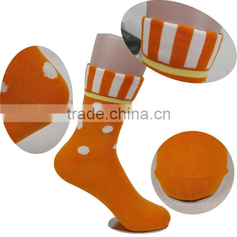 colorful dot women cotton socks