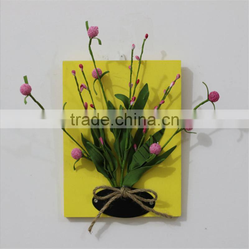 plush beautiful home decoration vases Wall decor Mural Flower simulation Valentine's Day gift and Wedding decoration