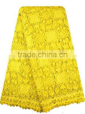 2016 African Wedding Dress Guipure Lace With Stones CP0118