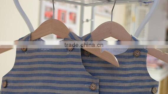 2017 Cheap stripe dress mathing jumpsuit 3 year old girl two piece party designer dress