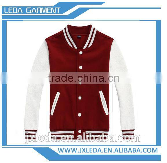Custom design men sportwear,fashion sport jacket,baseball wear