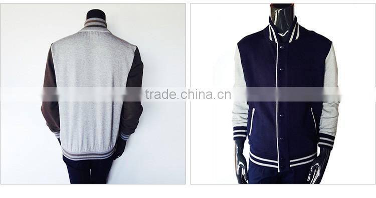 2016 Brand Men Clothing Baseball Jacket Sweatshirt College Sportswear Casual Jackets Slim Fit Fleece Jacket