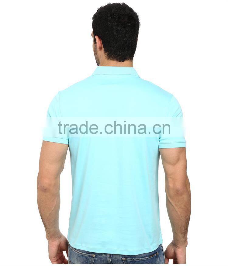 2015 mens short sleeve bright colored polo shirts