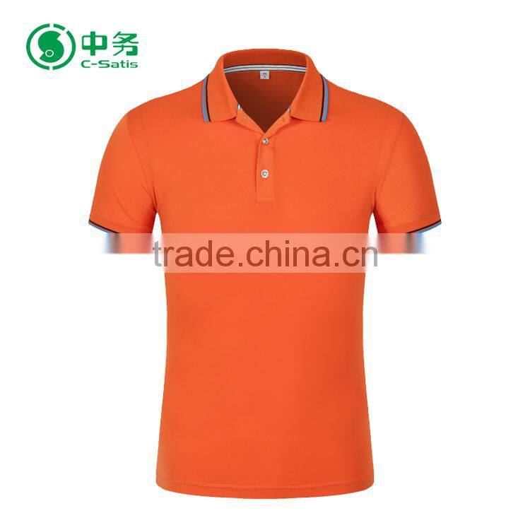 2017 New Fashion Customized Logo Dry Fit Breathable Blank Golf Polo Shirts for Men