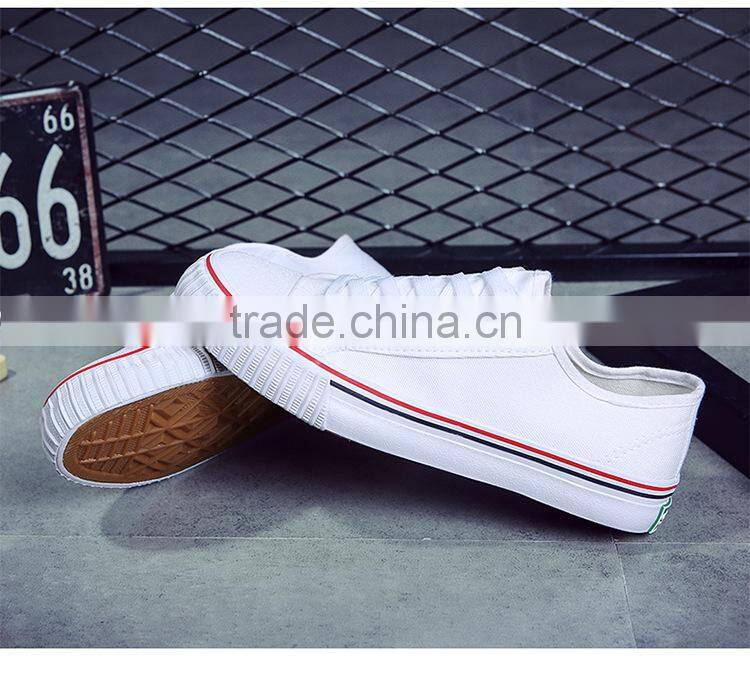 Plain color men's canvas shoes china wholesalers online