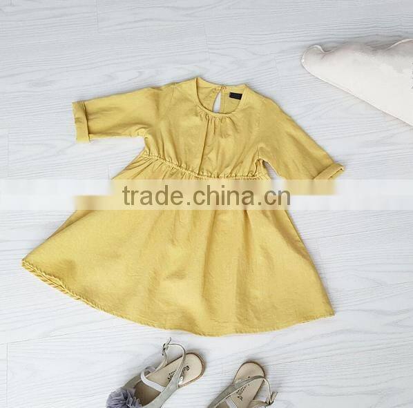 Boutique Design Kids Clothes Baby Girls Dress 0-6 Years Old Summer Party Dress