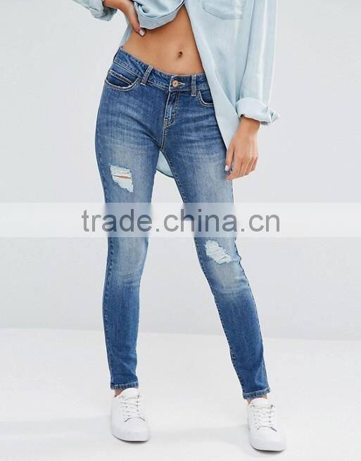 women new model jeans pent style jeans manufacturers china