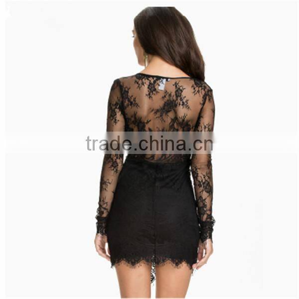 Women club dress ruffles hot sexy deep V dress sexy lady night club dress wholesale
