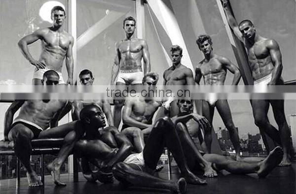 Hot Sale 93% Cotton and 3% Spandex 4 Colors For Choice Men's Cotton Boxer Shorts Underwear