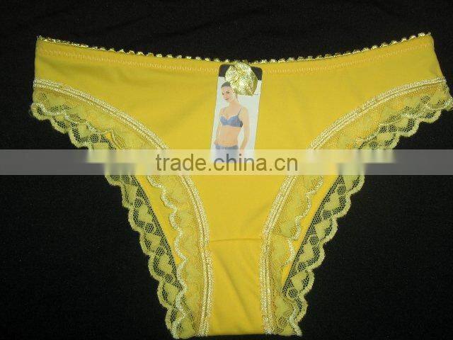 ladies underwear cotton women's low-waist lace briefs panties 0462#