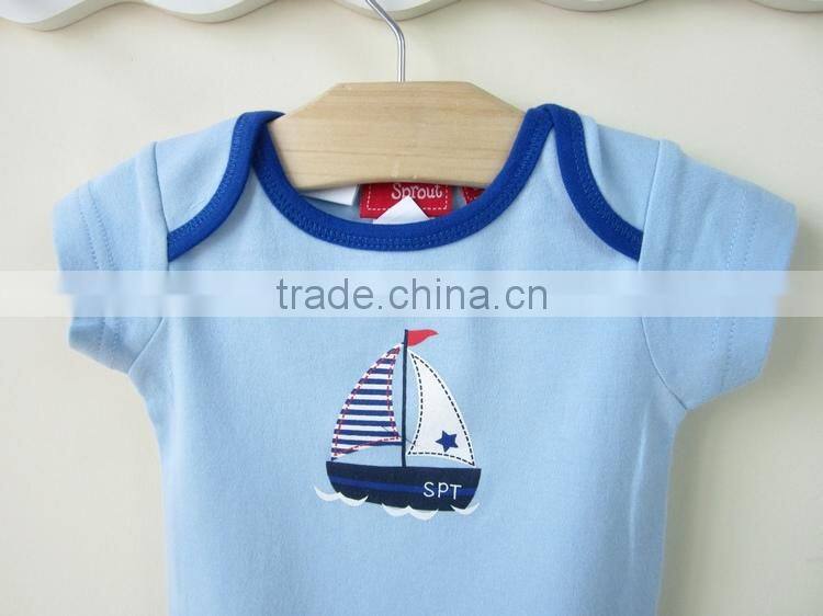 Navy Style Baby Bodysuits Wholesale