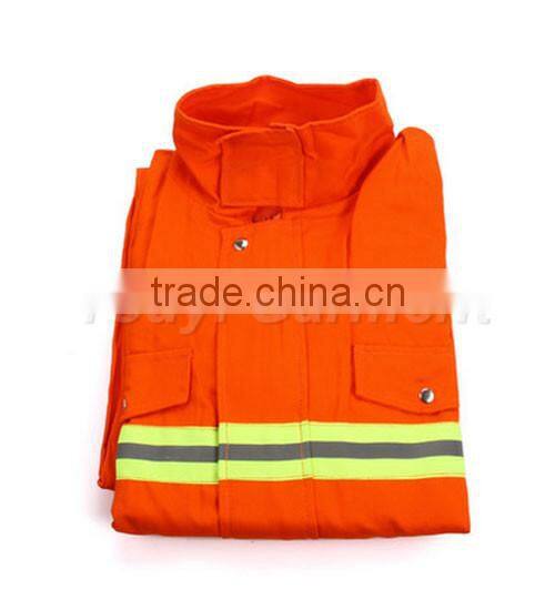 super quality long sleeve reflective fire fighting suit