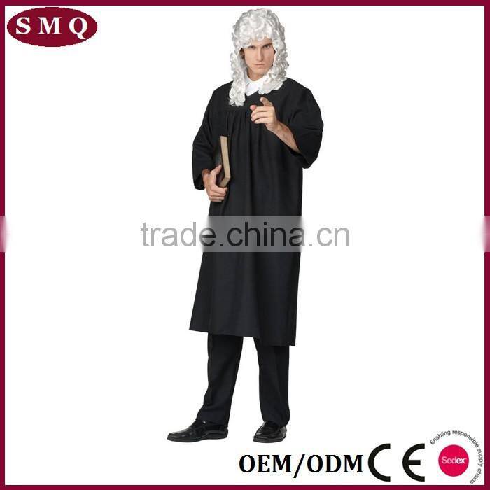 Hot sale black Imperial Juristic Judge Robe