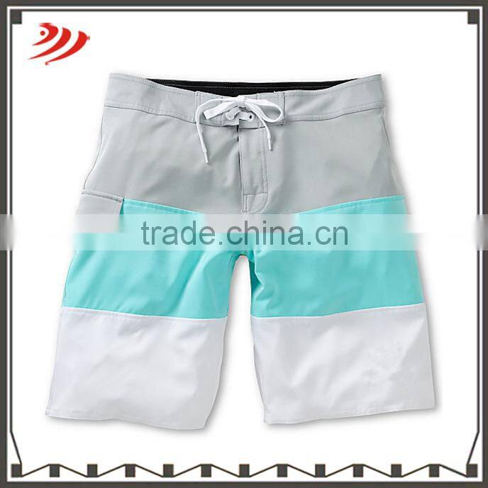 2016 fashion design male regular contrast color nylon shorts best selling shorts