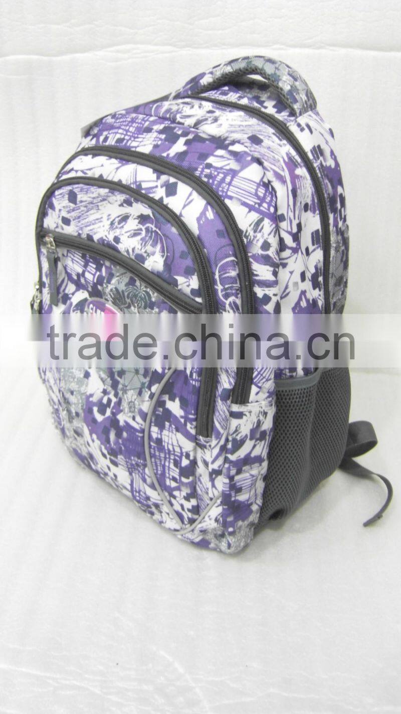 2017 latest fashionable custom school bag backpack