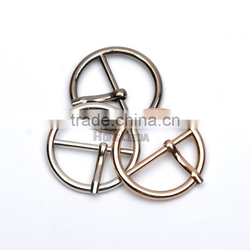 25mm 1inch metal alloy pin buckle big round belt bag buckles nickle,black,gold colors BK-085