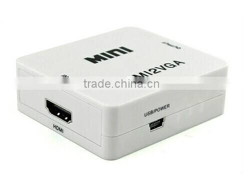 HDMI to Component Video mini hdmi to vga with audio converter