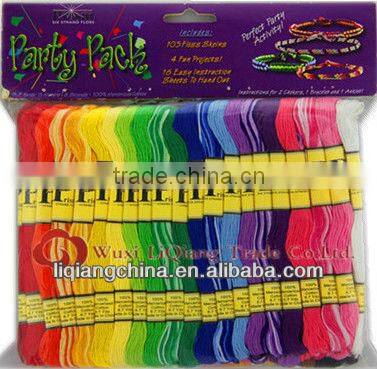 cotton bracelet thread for kid's DIY knitting,cotton thread