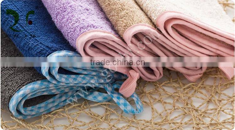 High quality 100% cotton woven fabric banded hand towel