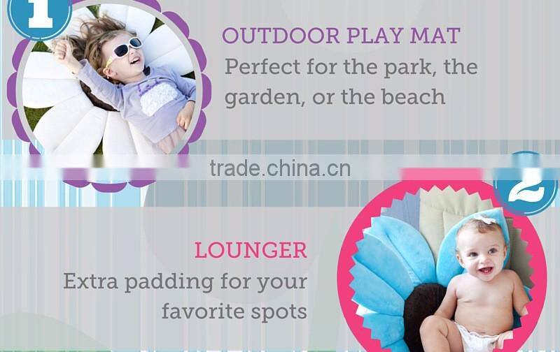 Soft lotus shape baby bath pillow infant baby bath mat M7041708