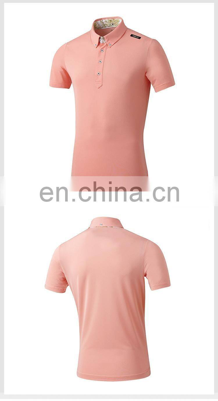 OEM custom dry fit golf polo shirt for men