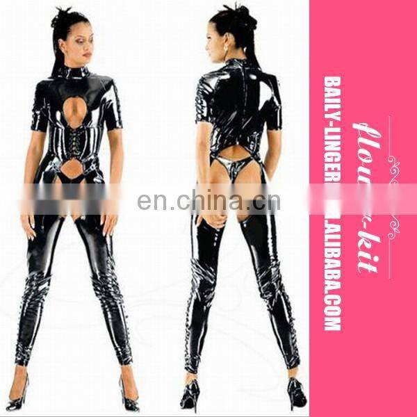 Bad Cat Burglar Costume Women Sexy Deep V Neck Jumpsuit With Belt