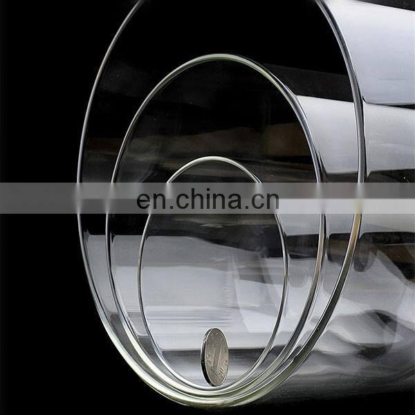 Borosilicate Material Top Quality Glass Cover Clear Glass Dome Jar