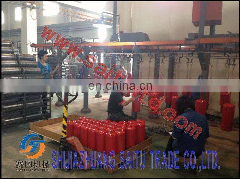SAITU company powder painting machine for extinguisher cylinder production