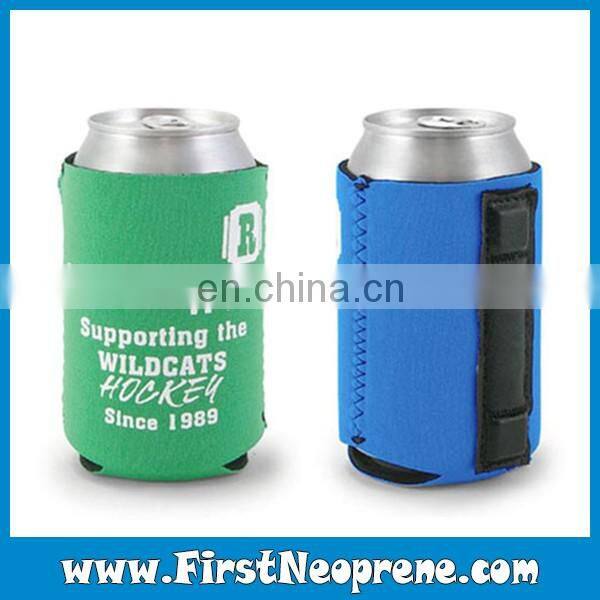 T Shirt Style Simple Color Neoprene 3mm Foldable Can Cooler