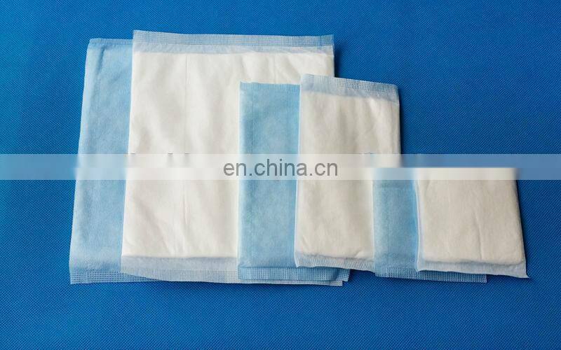 Non woven combined dressing ABD pad with different sizes