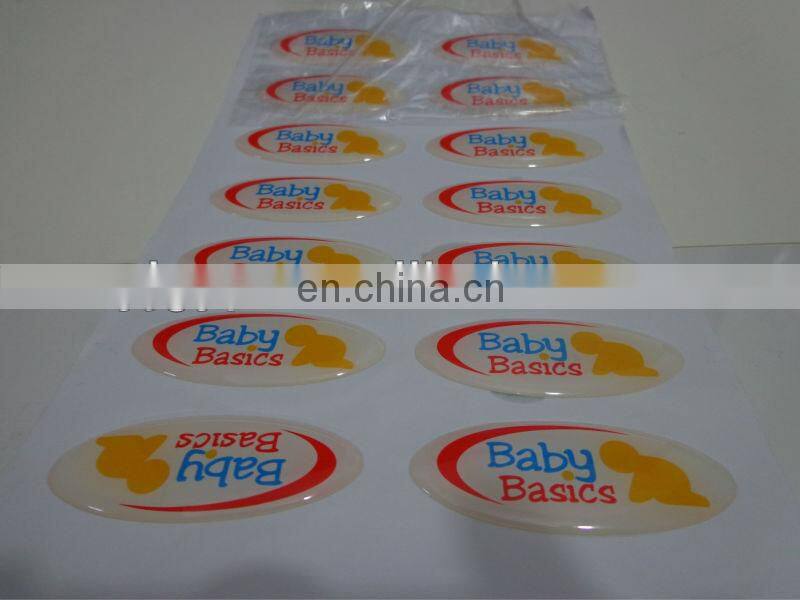 New Arrival high quality promotional handmade epoxy stickers
