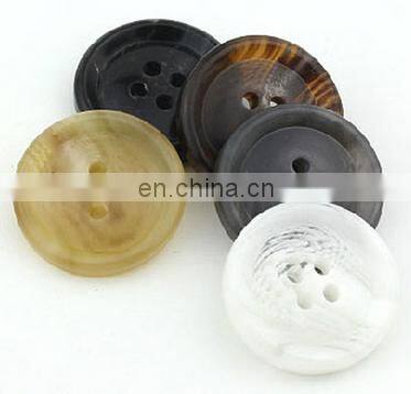 resin plastic beads button round with hole toggle ball button