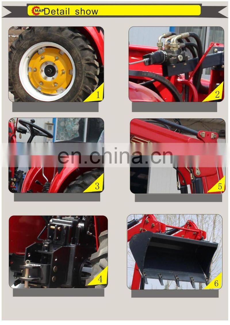 4x4 high efficiency farm tractor,four wheel farm tractor made in china