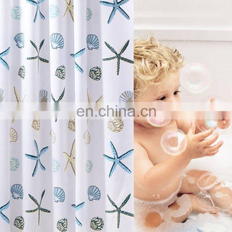 Hotel Modern Long Nice Printed Shower Curtain Custom