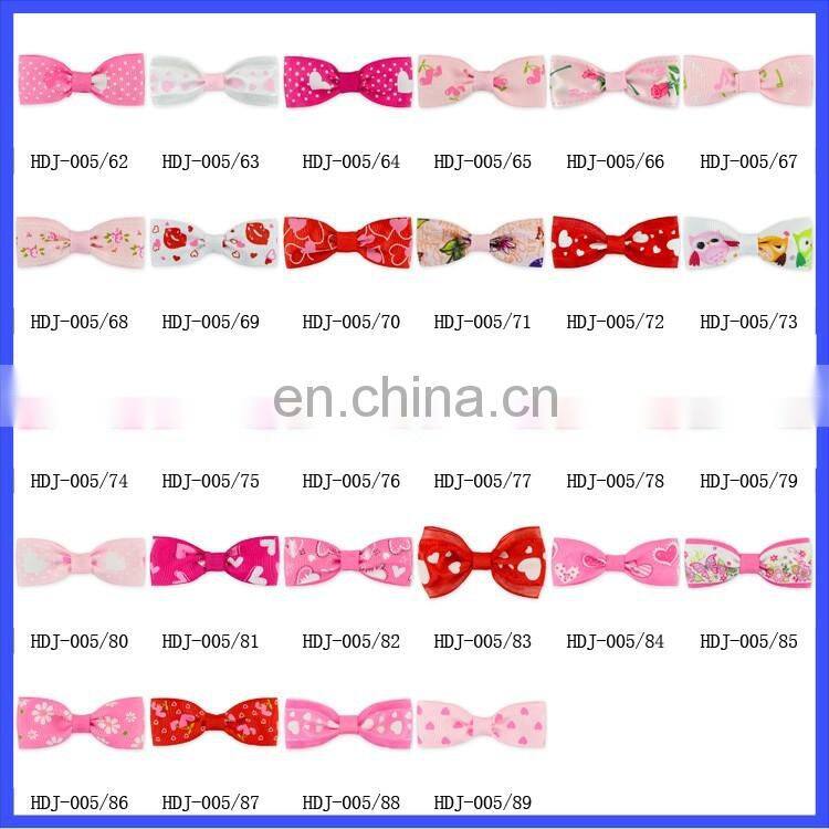 Stylish St Patrick's Day Green Baby Girls Hair Accessories Ribbon New Years Hair Bows Princess Hair Bow