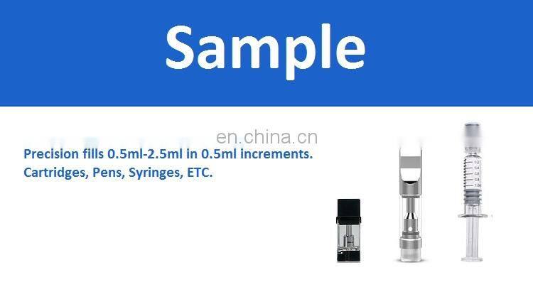 Semi-automatic gun filling machine fiftyshot for oil