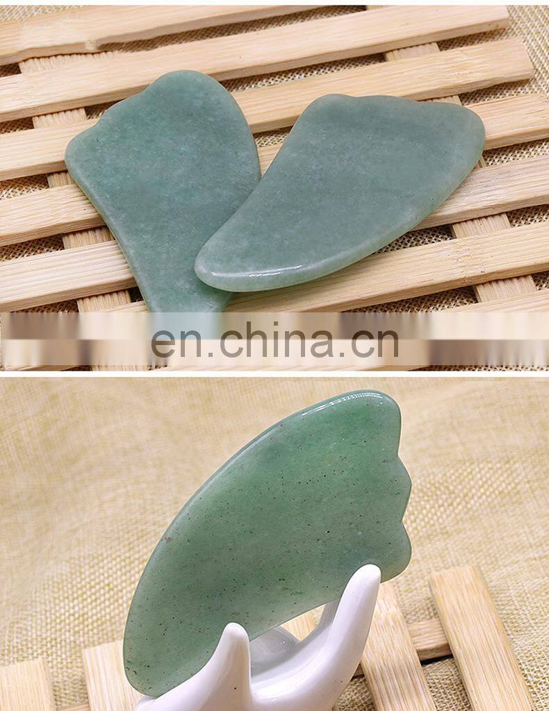 Jeans Scraping Machine Jade Rose Quartz Guasha Stone Scraping Massage Boards