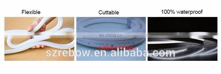 Silicon neon rope lights pink 12V 24V Neon Flex 6mm 8mm led thin neon rope