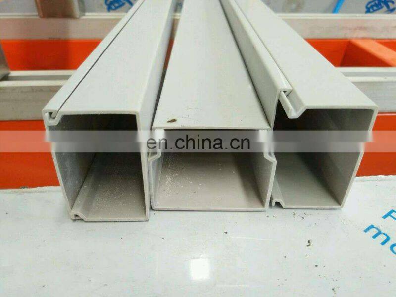 PVC Cable Trunk Extrusion Line / PVC Cable Duct Profile Making Machine
