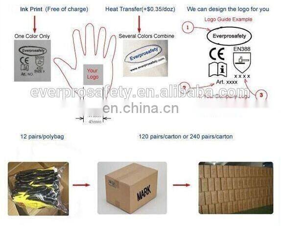high quality anti cut level 5 heavy duty nitrile sandy coated TPR vibration resistant / anti impact glove