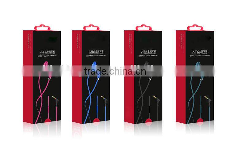 Cheap Colorful Headphones With 3.5mm gold plated plug