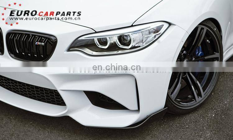 F87 M2 front winglets fit for F87 2015-2018year carhbon fiber left and right F87 front winglets