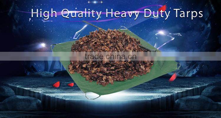 Blue dust resistance PE leaf tarpaulin