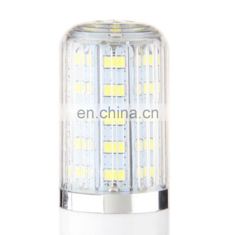 E27 7W 36 SMD 5730 Silver Side Light LED Corn Bulb Pure/Warm White 110V/240V